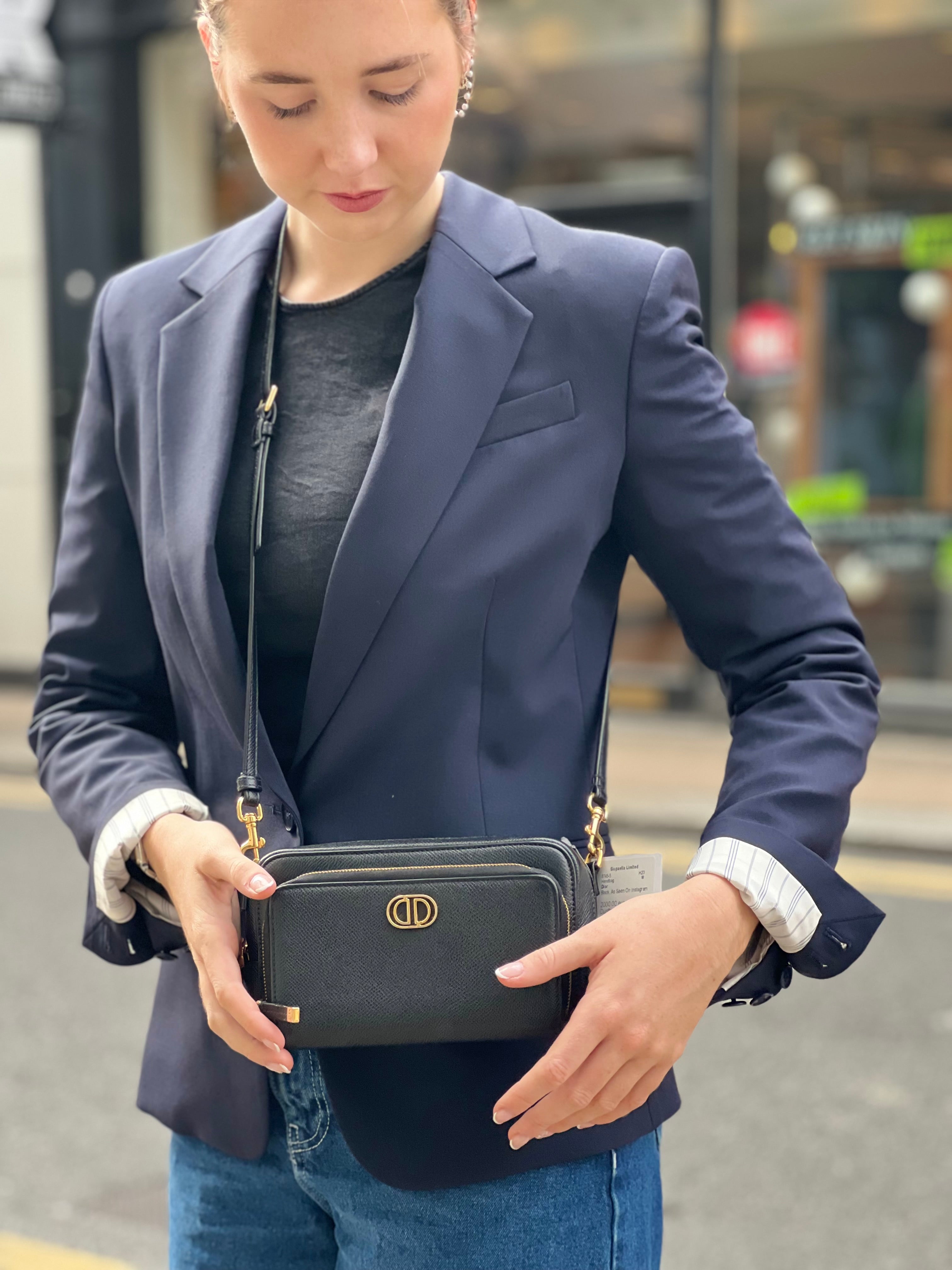 Christian Dior Caro Black Handbag – Siopaella Designer Exchange