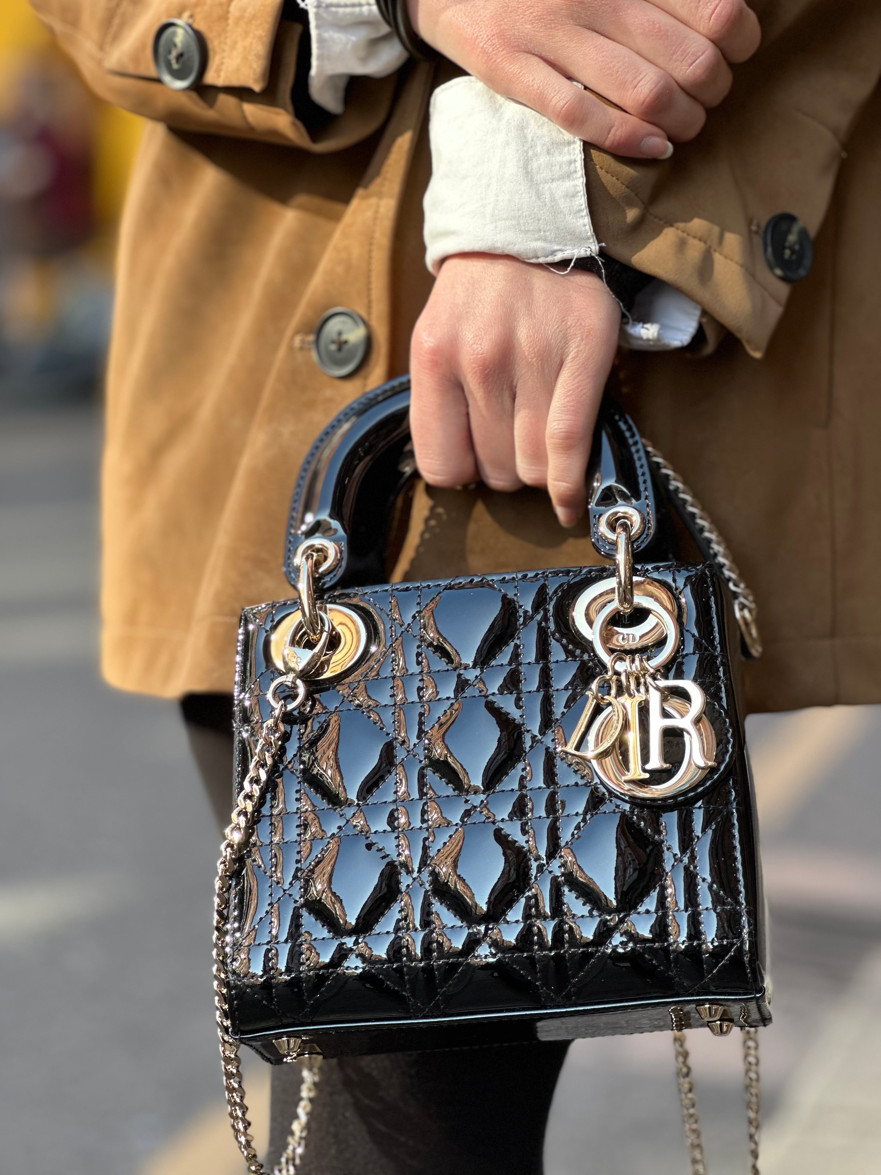 Mini Lady Dior Bag Black DIOR Lady Dior Micro Black Cannage