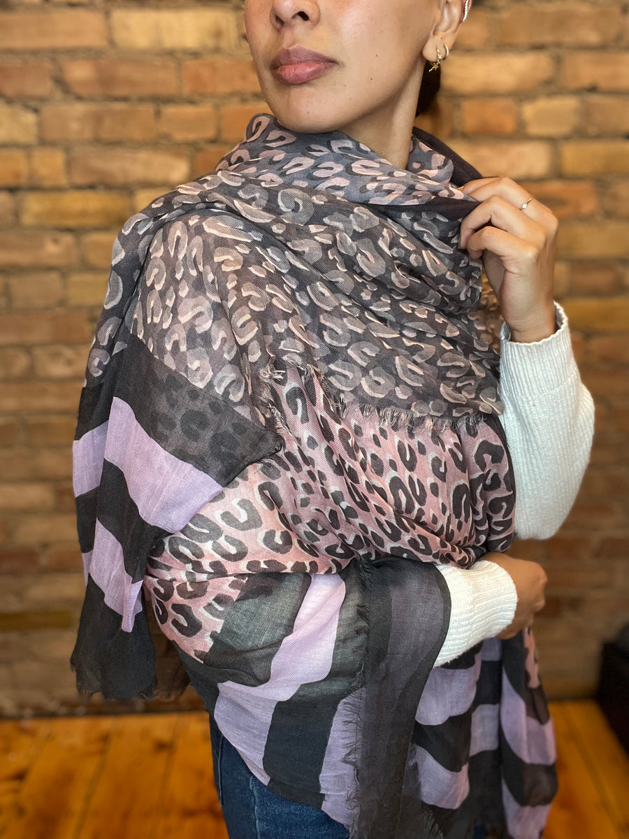 vuitton leopard silk scarf