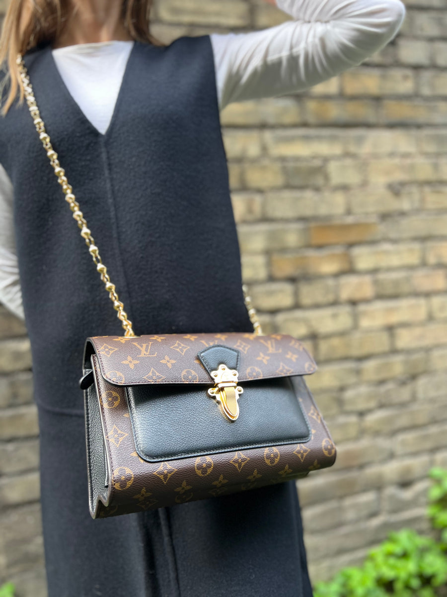 Louis Vuitton Monogram Canvas & Leather Victoire Shoulder Bag