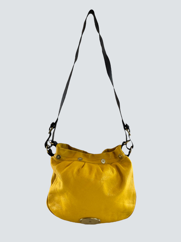 Mulberry Mustard Yellow Leather Satchel