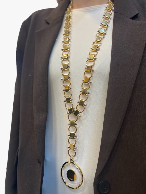 Chloe Goldtone Chain Necklace