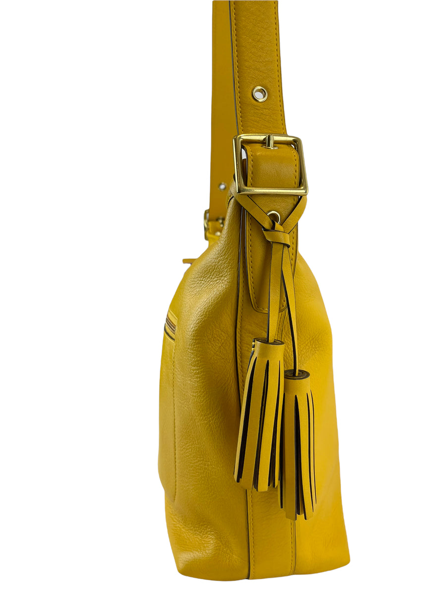 Coach Yellow Leather Crossbody Siopaella Designer Exchange