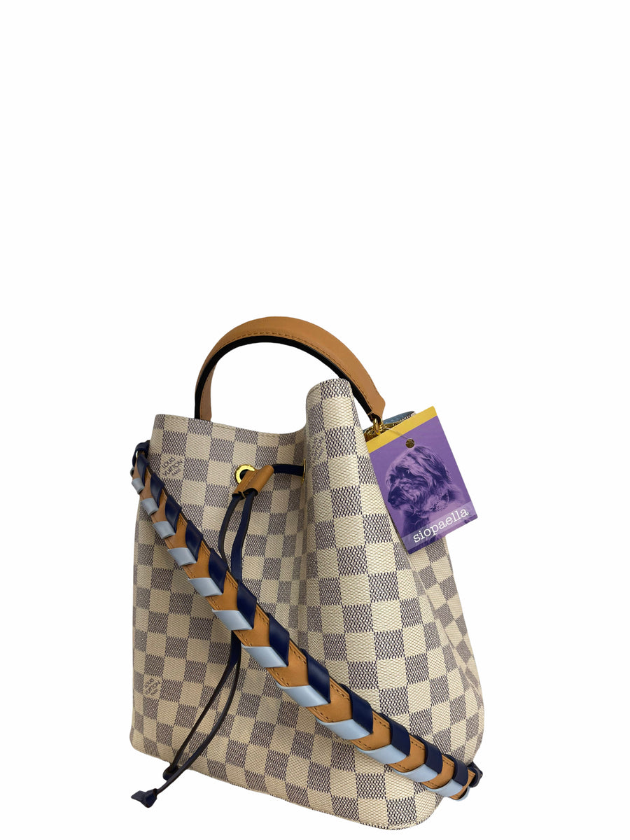 Louis Vuitton Damier Azur SAC NÉONOÉ Bucket Bag by Siopaella Designs