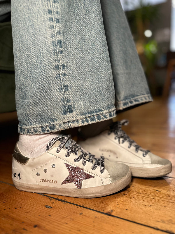 Golden Goose Pink Trainers - Size UK 4