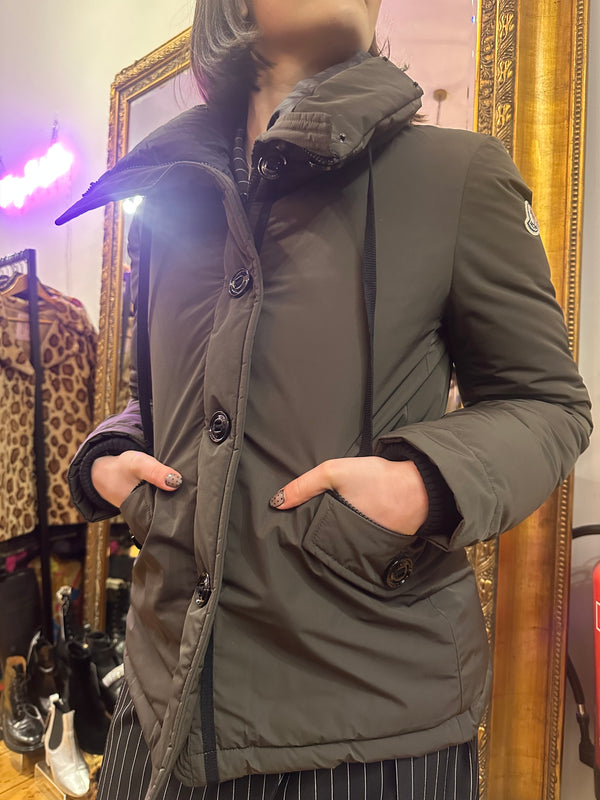 Moncler Size Small Green Coat