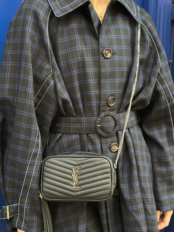 Yves Saint Laurent Black Camera Crossbody Handbag