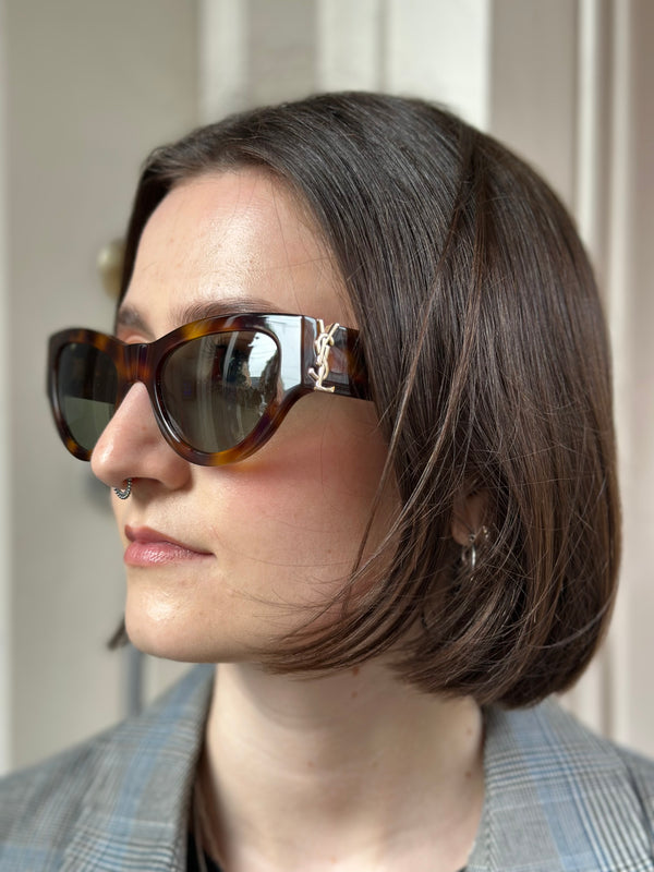 Saint Laurent Tortoise Shell Sunglasses