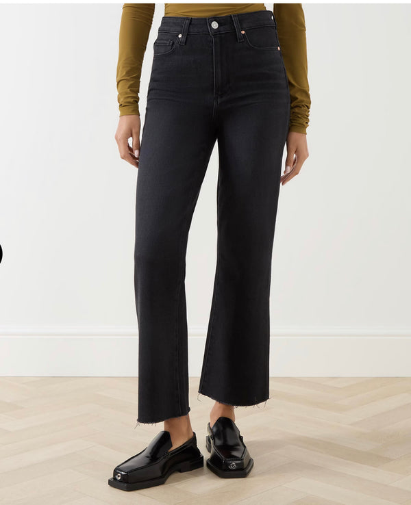 Paige Relaxed Claudine Black Jeans - Size 31”
