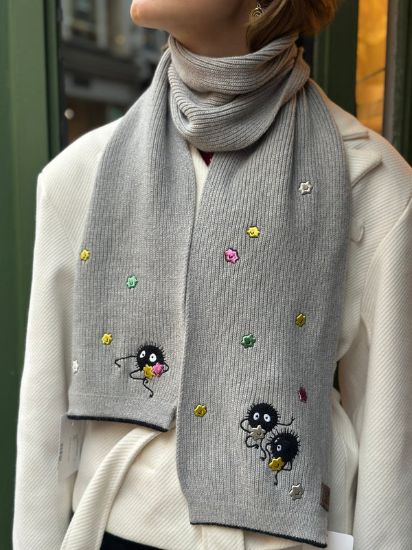 Loewe Grey Wool Scarf