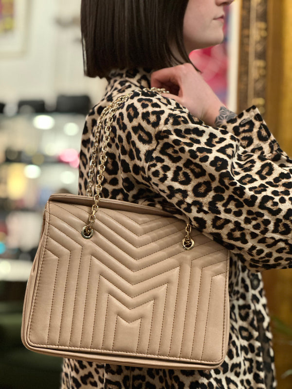 MaxMara Beige Leather Handbag