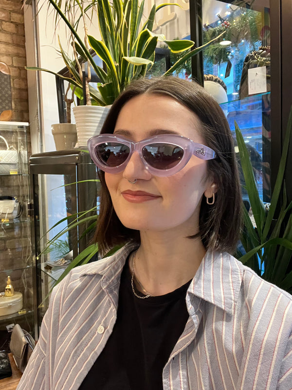 Loewe Purple Cat Eye Sunglasses
