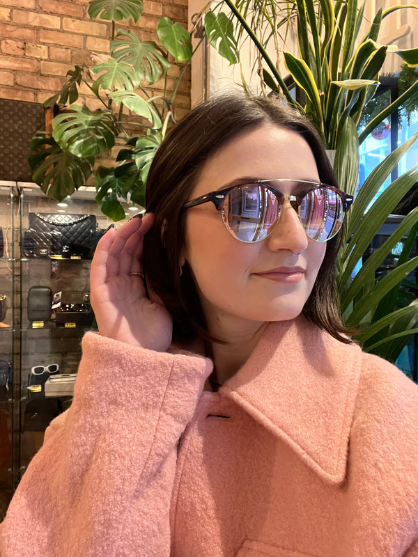 Rayban Pink Oval Sunglasses