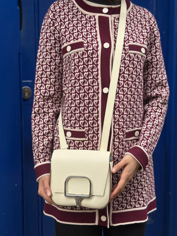 Hermes Nata  Leather Della Cavalleria Crossbody