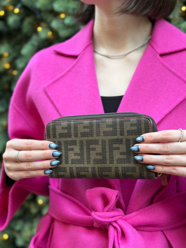Fendi Monogram Canvas Wallet