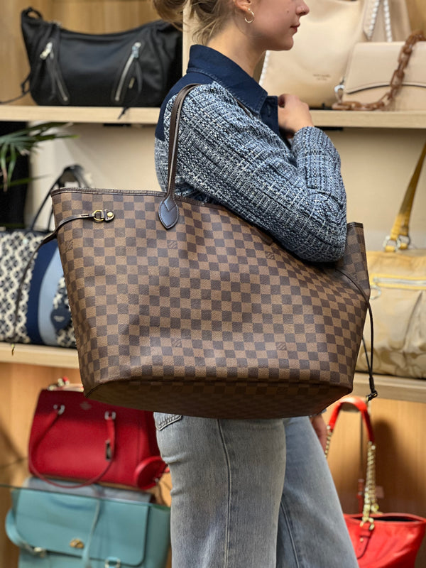 Louis Vuitton Damier Ebene Canvas Neverfull GM