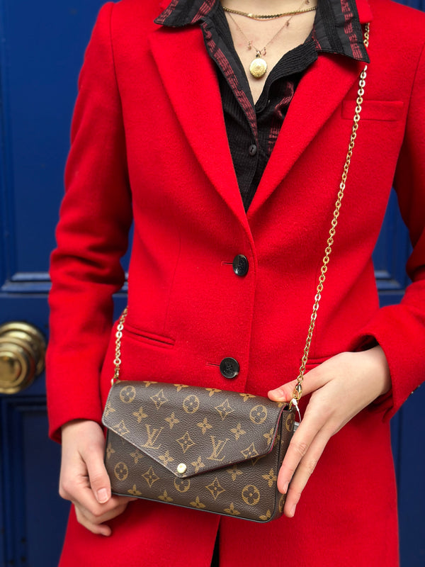 Louis Vuitton Monogram Canvas Felicie Crossbody