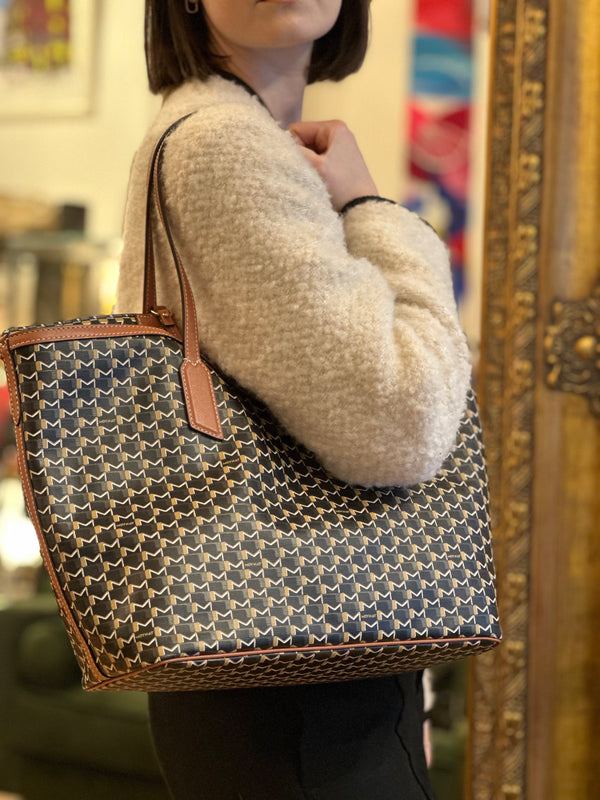 Moynat Paris Monogram Canvas "M" Tote