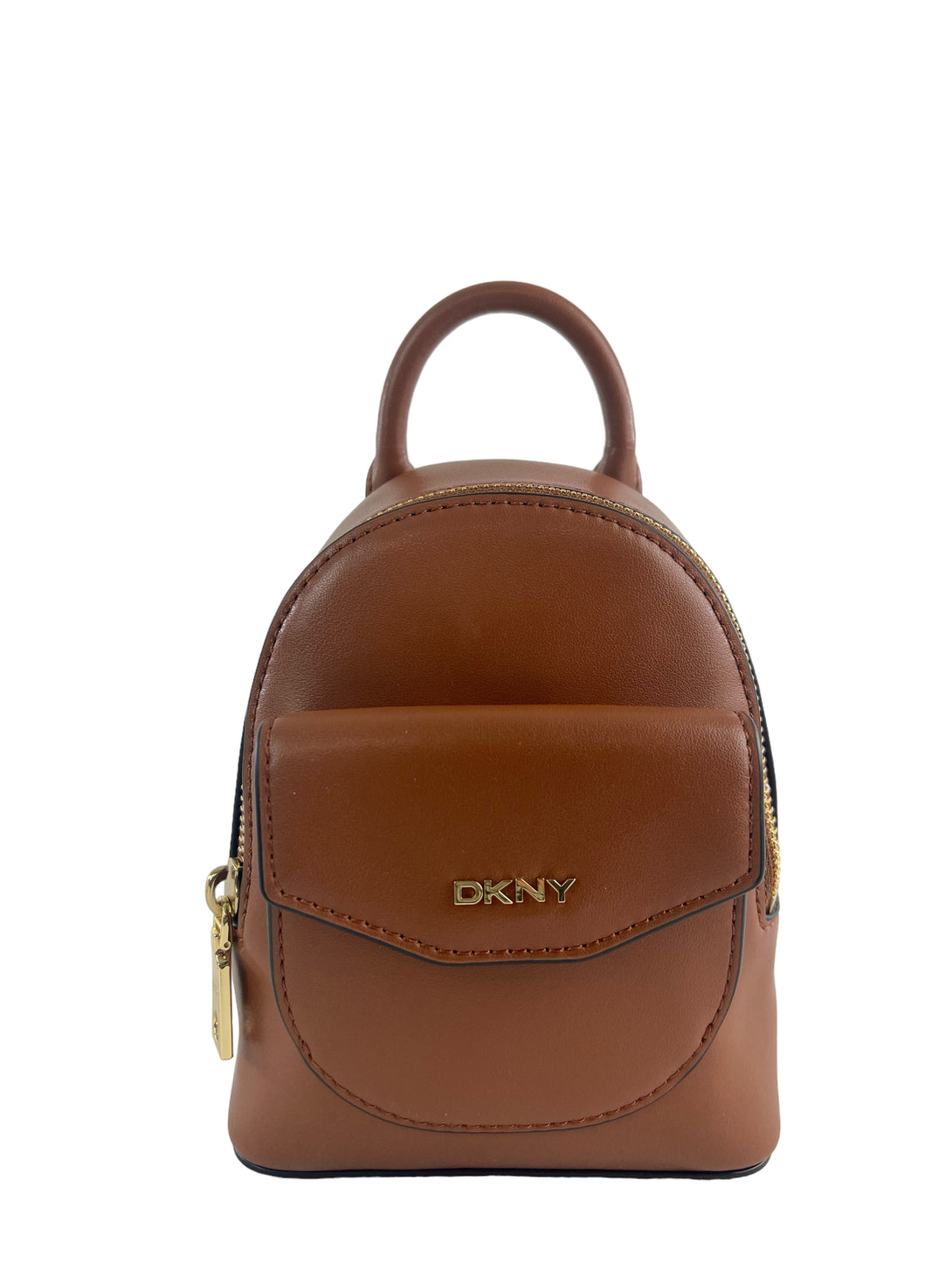 dkny mini backpack brown DKNY Brown Handbag – Siopaella Designer Exchange