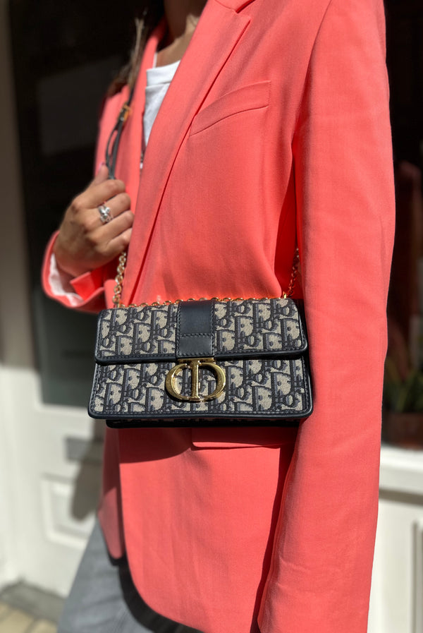 Christian Dior Monogram Canvas Montaigne 30 East-West Shoulder Bag