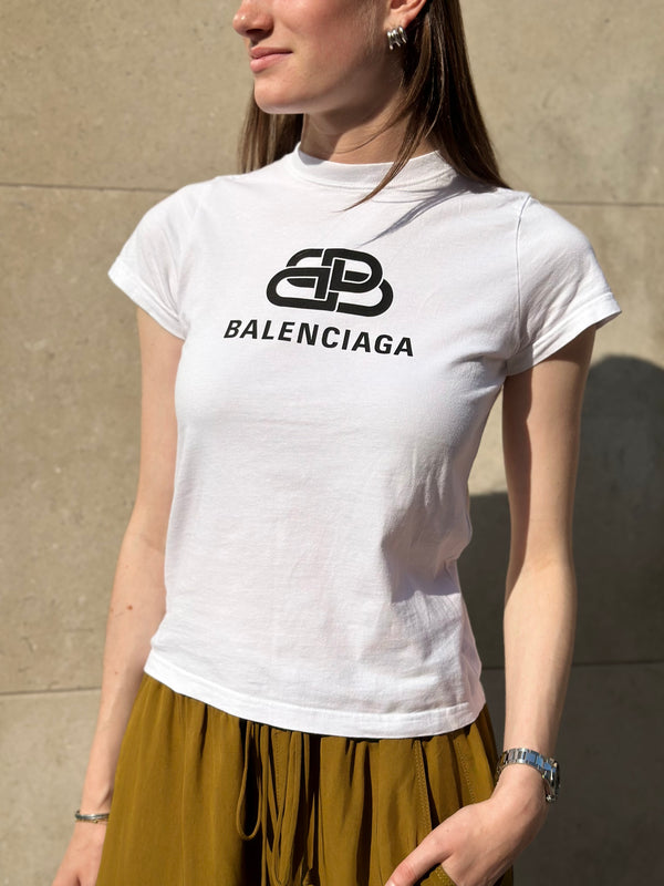 Balenciaga White T-Shirt - Size XS
