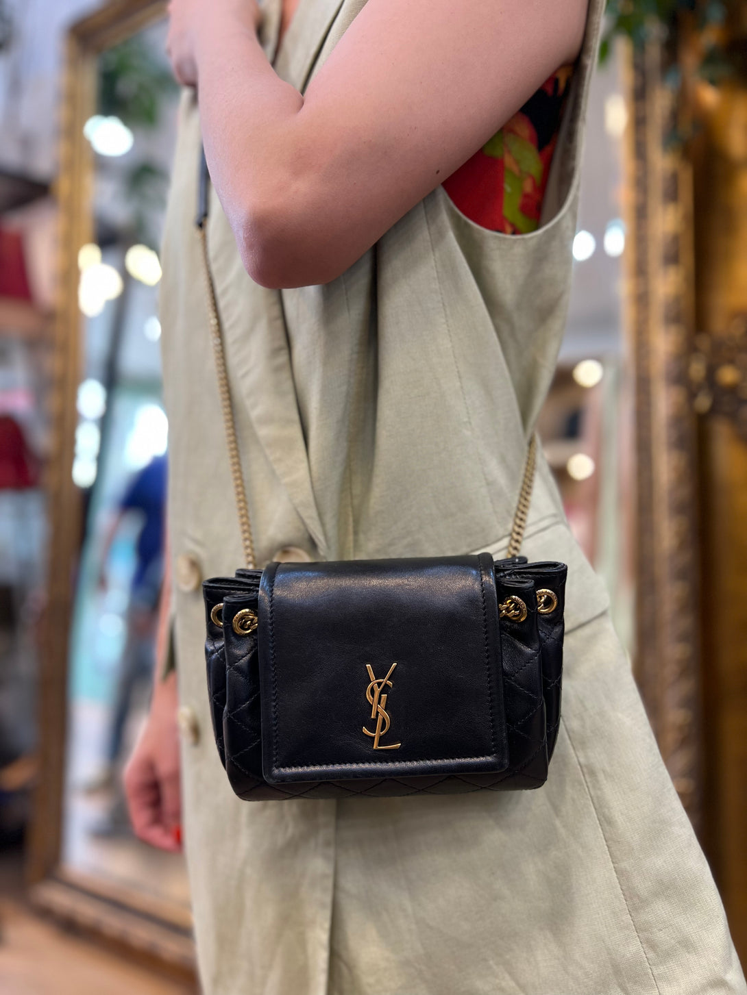 Mini Bag Ysl Nolita Small Saint Laurent Black Mini Nolita Shoulder