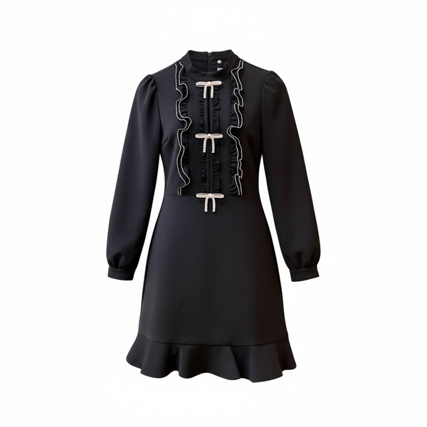 Self Portrait Size uk8 Black Dress