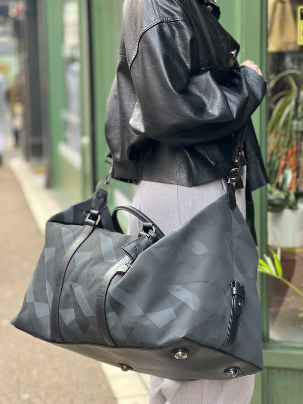Mulberry Black Overnight Duffle Bag