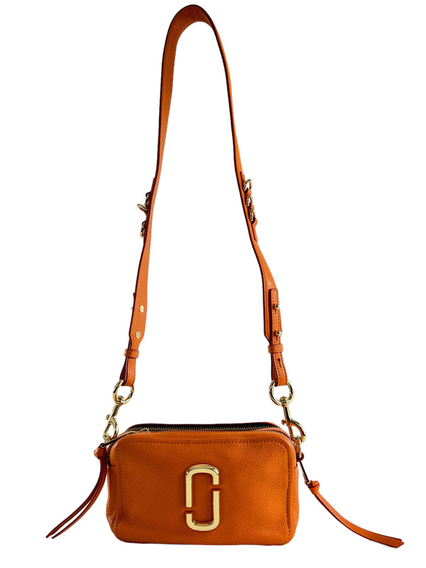 Marc Jacobs Orange Softshot Crossbody Bag
