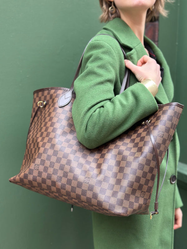 Louis Vuitton Damier Ebene Canvas Neverfull GM