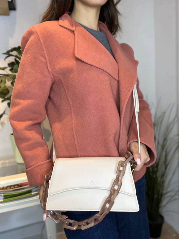 KAAI Cream Leather Shoulder / Crossbody Bag