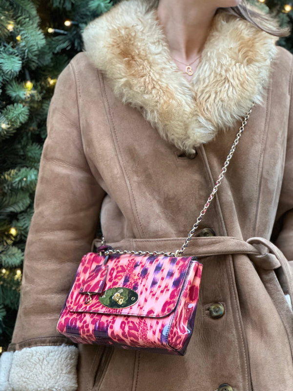 Mulberry Multi Colour Patent Leather Lily Crossbody