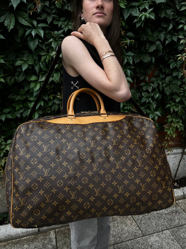 Louis Vuitton Vintage Monogram Canvas Alize Poches Luggage Bag