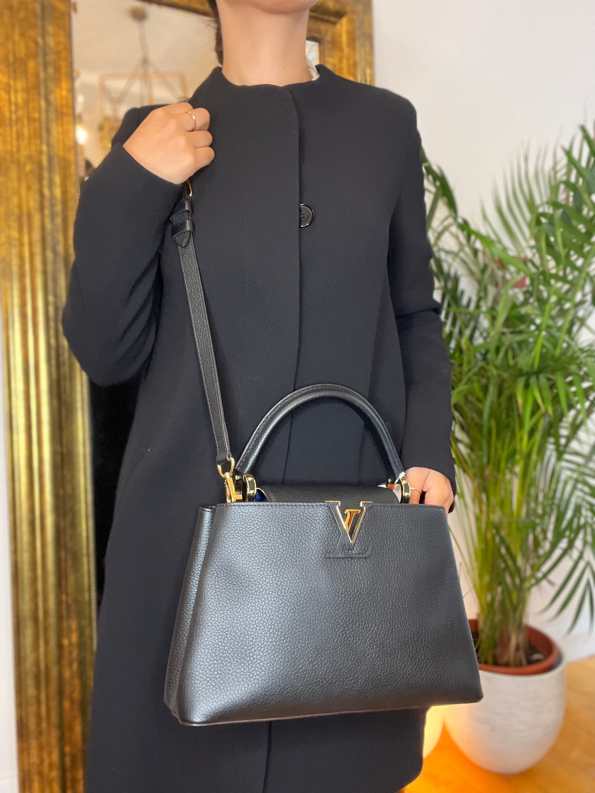 Louis Vuitton Black Handbag – Siopaella Designer Exchange