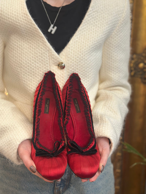 Louis Vuitton Red Shoes Uk5.5