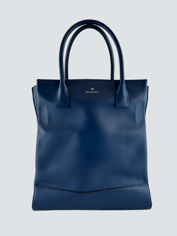 Mulberry Blue Leather Arundel Tote