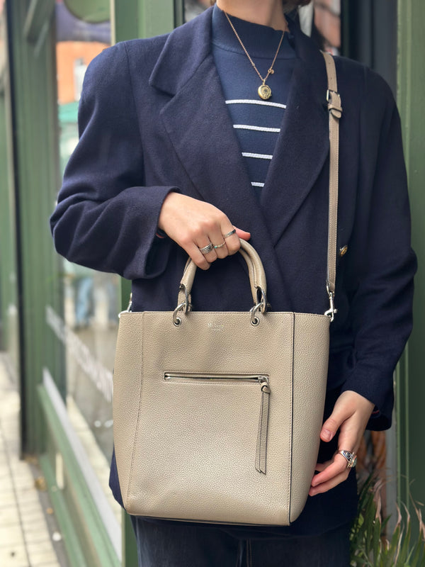 Mulberry Taupe Leather Maple Tote