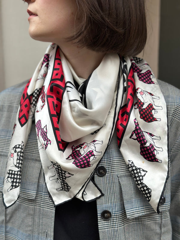 Charlotte Sparre Multi Colour Silk 90x90  Scarf