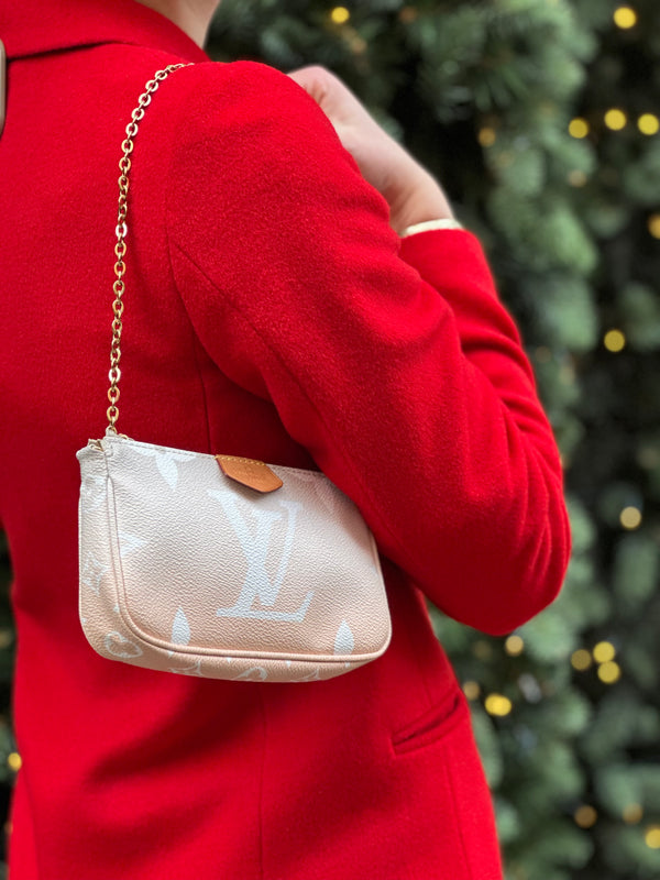 Louis Vuitton Cream Canvas Pochette