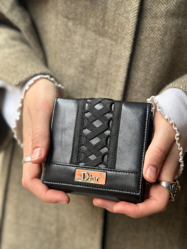 Dior Black Leather Wallet