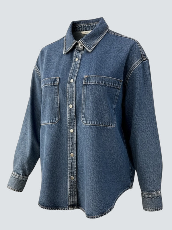 Anine Bing Denim Shirt - Size Medium