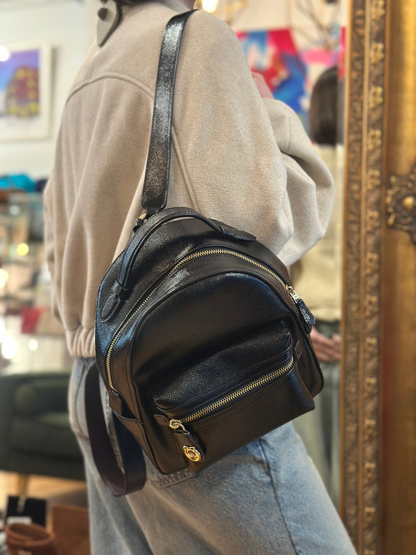 Coach Black Mini Backpack