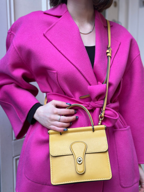 Coach Yellow Leather Crossbody