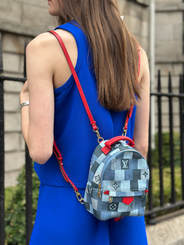 Louis Vuitton Denim Palm Spring Mini Backpack