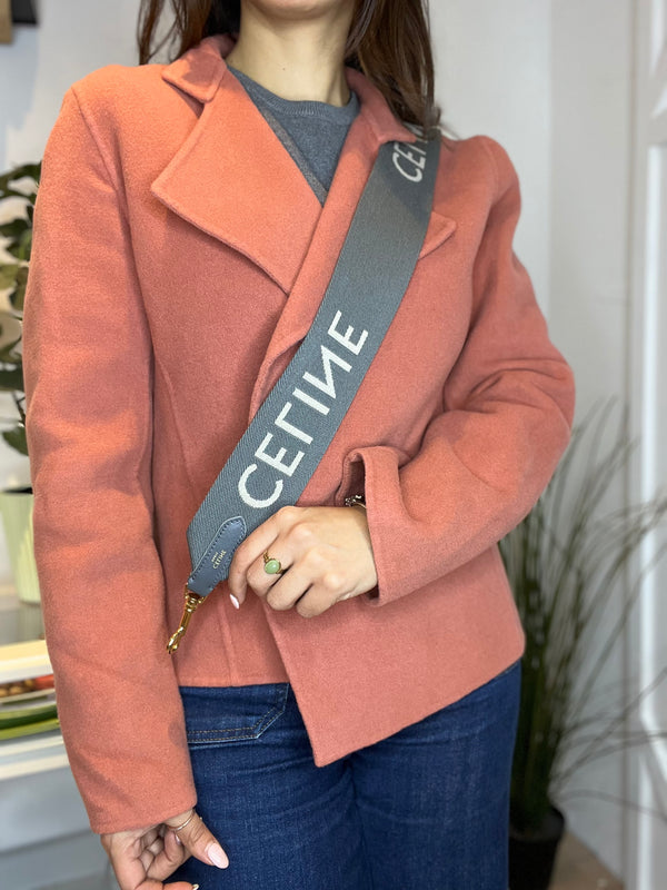 Celine Grey Wide Bag Strap