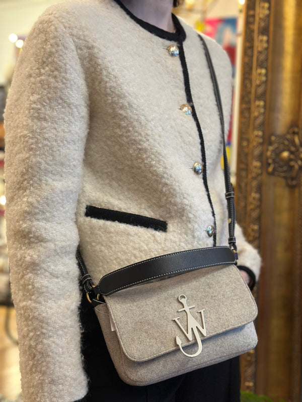 JW Anderson Grey Fabric Crossbody