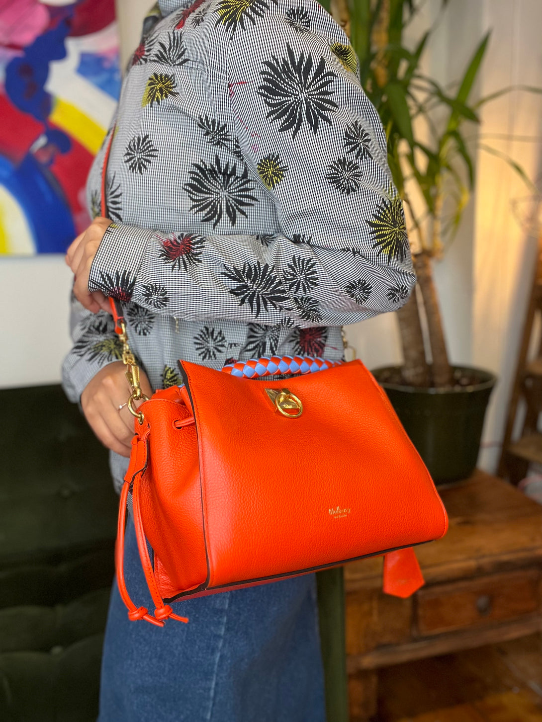 Mulberry Coral Iris Handbag – Siopaella Designer Exchange