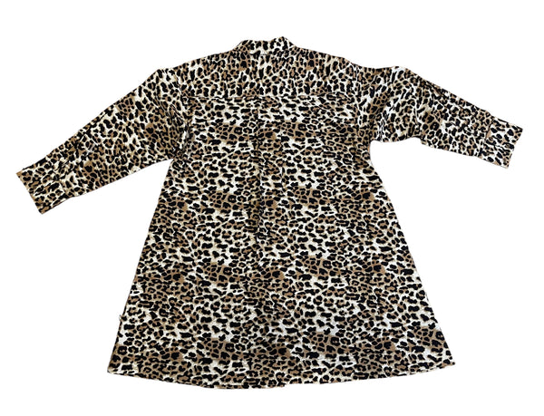 Selected Leopard Print Dress - Size Medium
