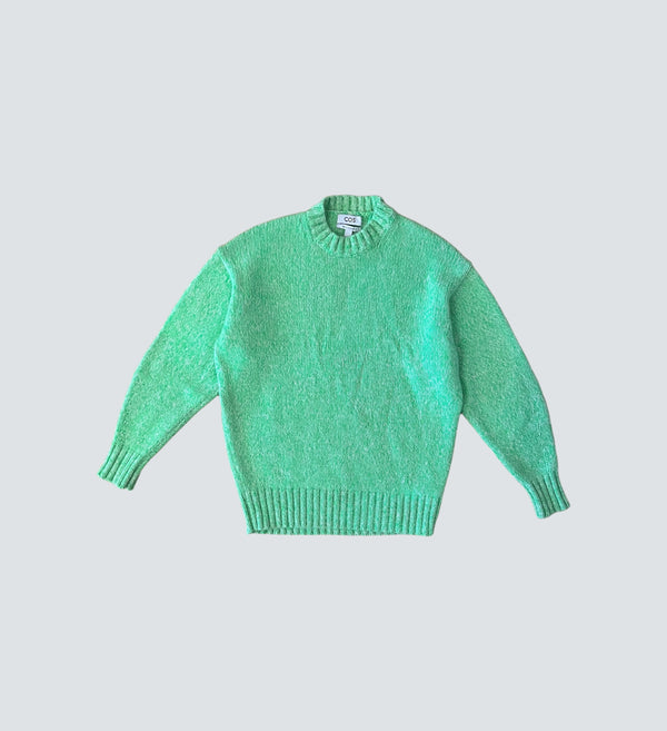 COS Green Cashmere Sweater - Size XS