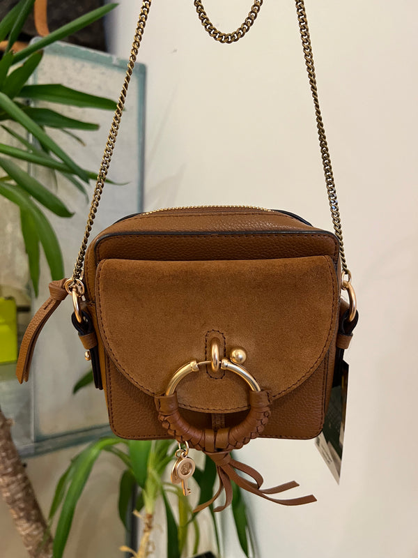 See By Chloe Tan Leather & Suede Joan Crossbody